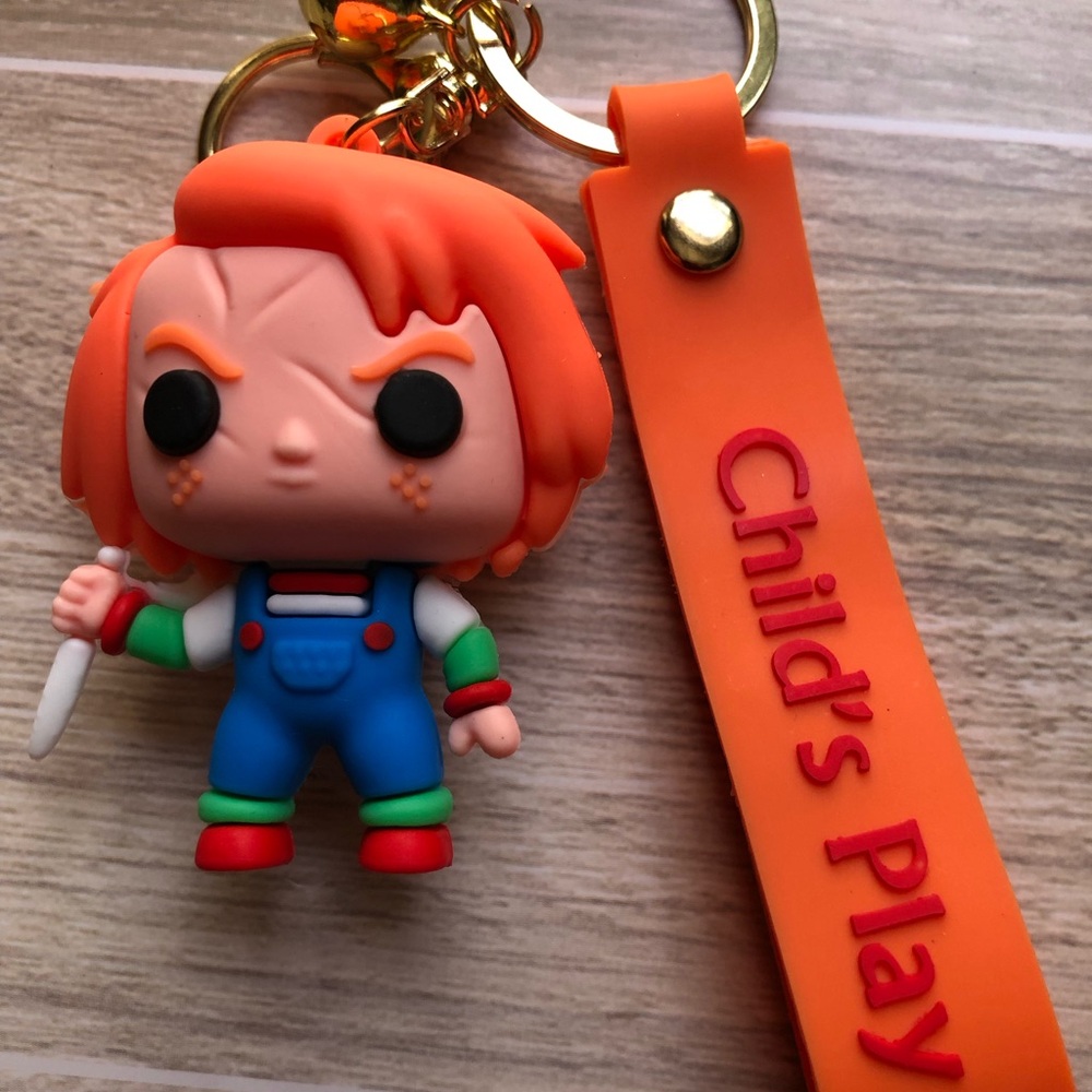 Chucky Childs Play 3D  Keychain Bag Backpack Charm